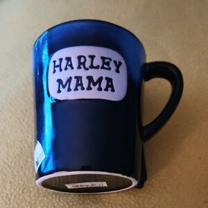 GANZ "Harley Mama" ceramic Navy Mug